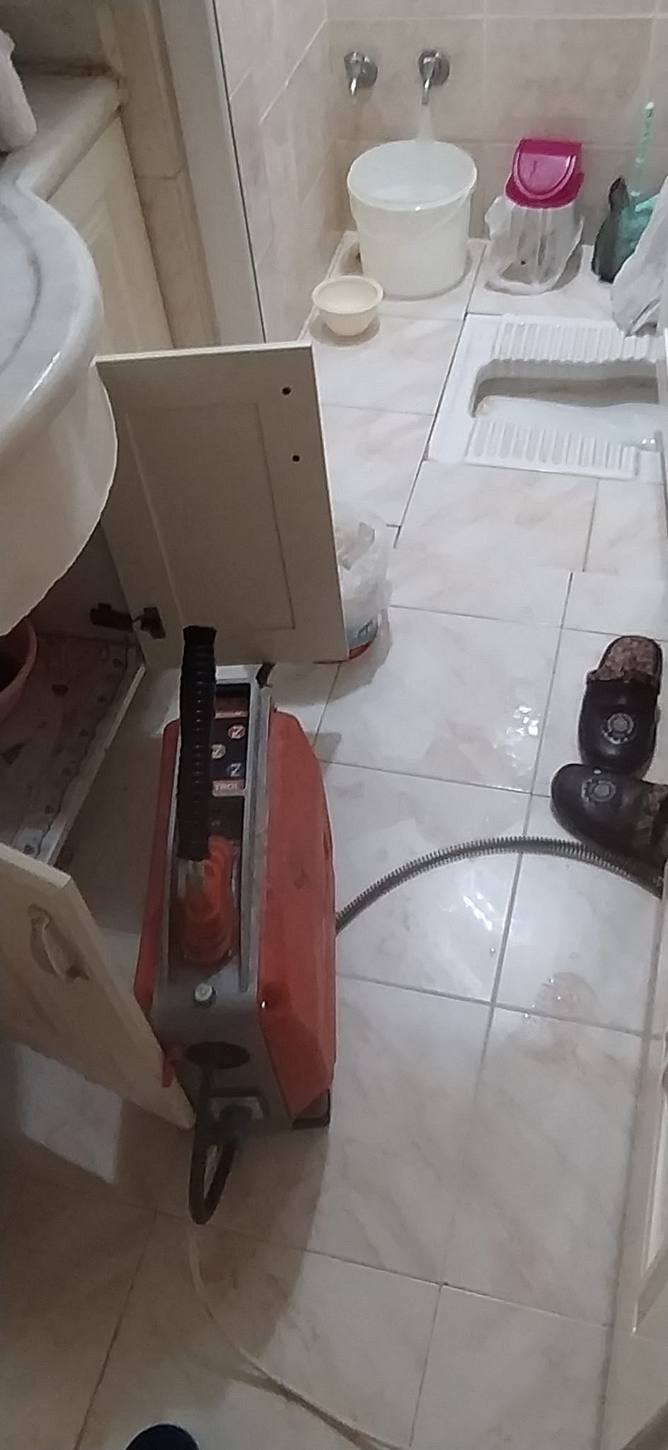 Lavabo açma uygulaması